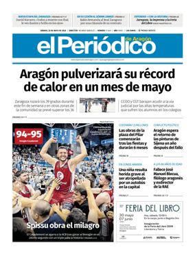 Cover of El Periodico Aragon