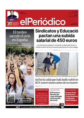 Cover of El Periodico - Castellano