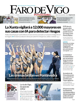 Cover of Faro de Vigo (Pontevedra)