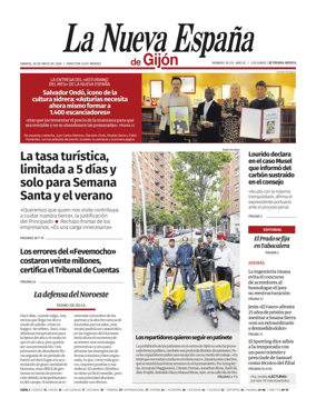 Cover of La Nueva Espana (Gijon)