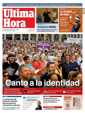 Cover of Ultima Hora