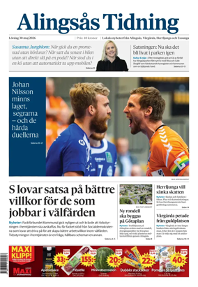 Cover of Alingsas Tidning