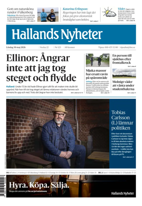 Cover of Hallands Nyheter