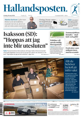 Cover of Hallandsposten