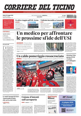 Cover of Corriere del Ticino