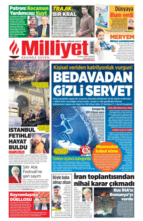 Cover of Milliyet