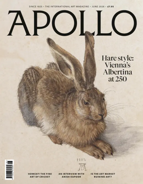Cover of Apollo Magazine (UK)