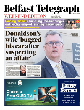 Cover of Belfast Telegraph