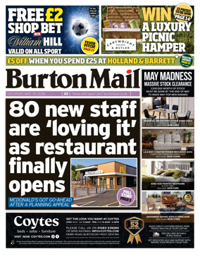 Cover of Burton Mail