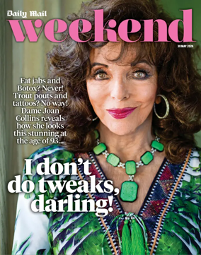 Cover of Daily Mail Weekend Magazine
