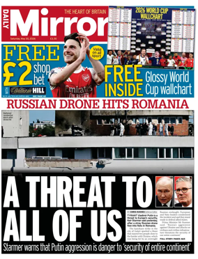 Cover of Daily Mirror
