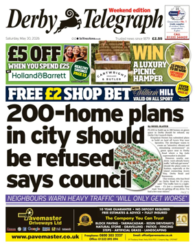 Cover of Derby Telegraph