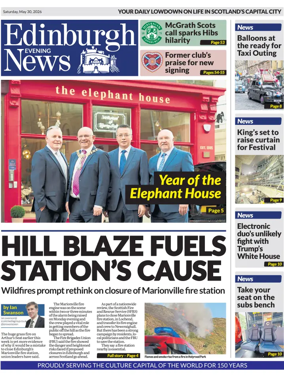 Cover of Edinburgh Evening News