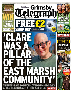 Cover of Grimsby Telegraph