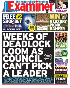 Cover of Huddersfield Daily Examiner
