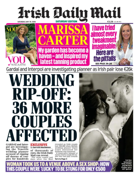 Cover of Irish Daily Mail