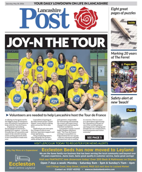 Cover of Lancashire Evening Post