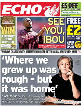 Cover of Liverpool Echo