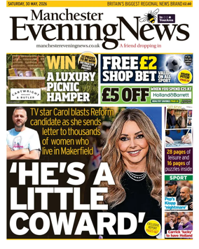 Cover of Manchester Evening News