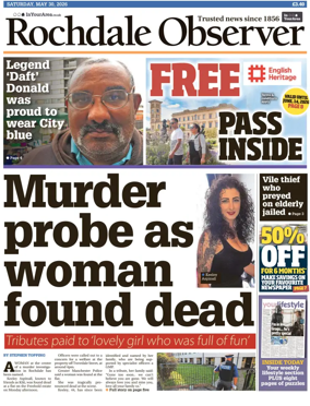 Cover of Rochdale Observer