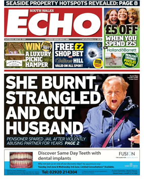 Cover of South Wales Echo