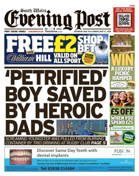 Cover of South Wales Evening Post