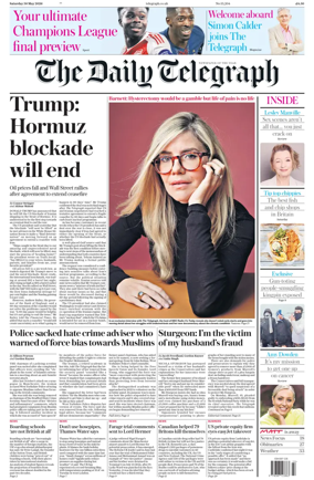 Cover of The Daily Telegraph - Saturday