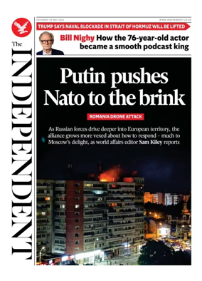 Cover of The Independent