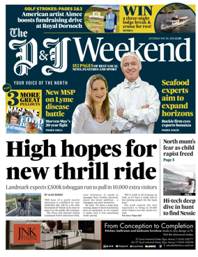 Cover of The Press and Journal (Inverness Highlands and Islands)