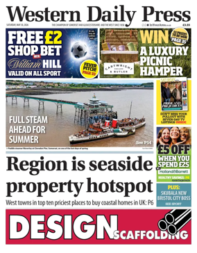 Cover of Western Daily Press (Saturday)