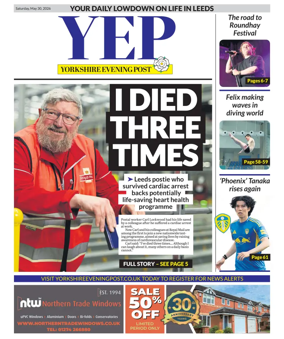 Cover of Yorkshire Evening Post