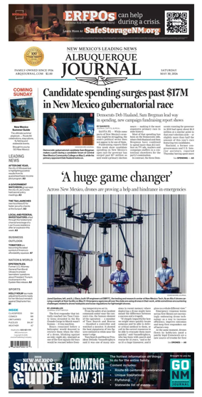 Cover of Albuquerque Journal