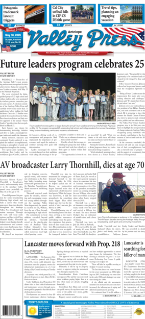 Cover of Antelope Valley Press