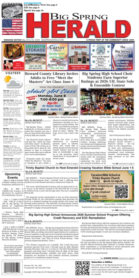 Cover of Big Spring Herald Weekend