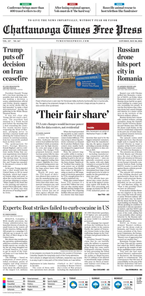 Cover of Chattanooga Times Free Press