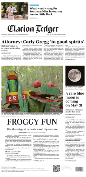 Cover of Clarion Ledger