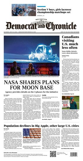 Cover of Democrat and Chronicle