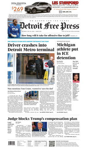 Cover of Detroit Free Press