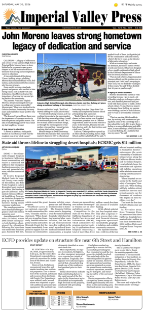 Cover of Imperial Valley Press
