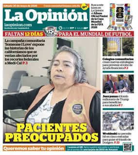 Cover of La Opinion