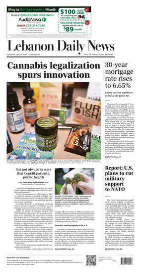 Cover of Lebanon Daily News