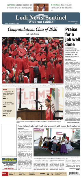 Cover of Lodi News-Sentinel