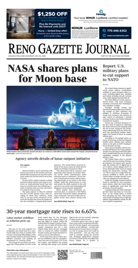 Cover of Reno Gazette Journal