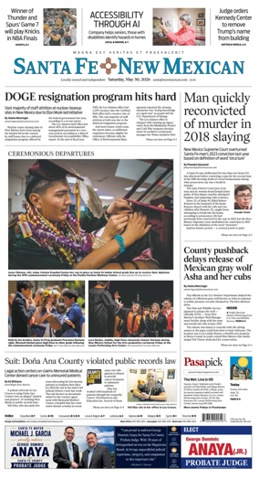 Cover of Santa Fe New Mexican