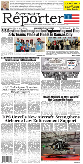 Cover of Sweetwater Reporter