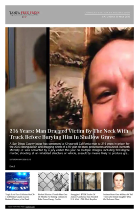 Cover of Tampa Free Press