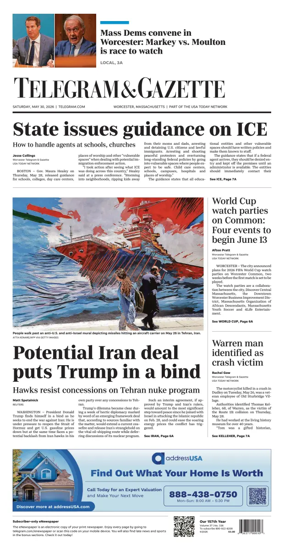 Cover of Telegram & Gazette