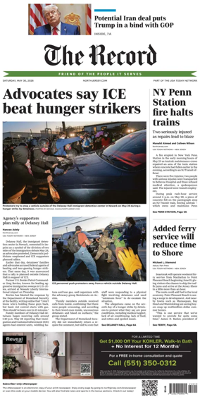 Cover of The Bergen Record