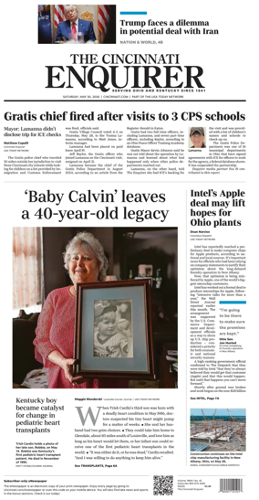 Cover of The Cincinnati Enquirer