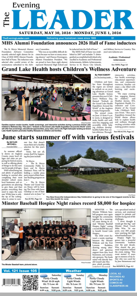 Cover of The Evening Leader